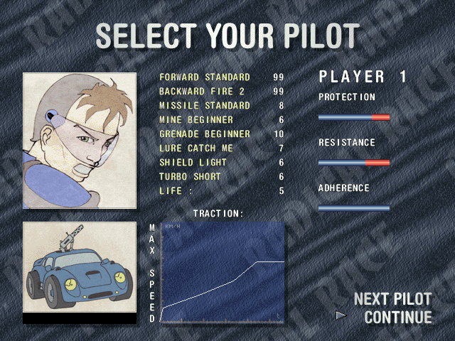 Radical Race [Falcon030] atari screenshot